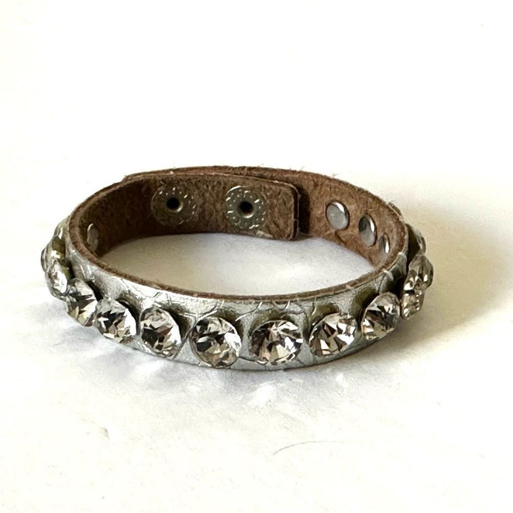 Yik Fung rhinestone wrap bracelet